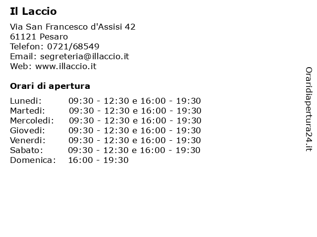 Il clearance laccio orari